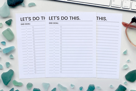 Let's Do This. - Productivity Planners | kbarlowdesign.com