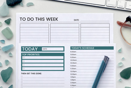 Bundle - Weekly/Daily - Productivity Planners | kbarlowdesign.com