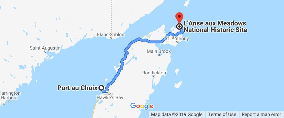 Newfoundland - Gros Morne Day 4 map